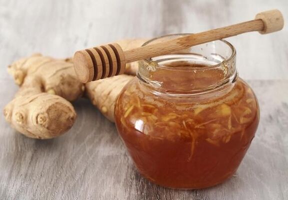 Le miel naturel combiné à la racine de gingembre augmente la puissance